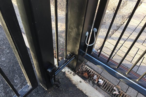 electric_vehicle_access_gates_with_access_control_system_in_liverpool_school