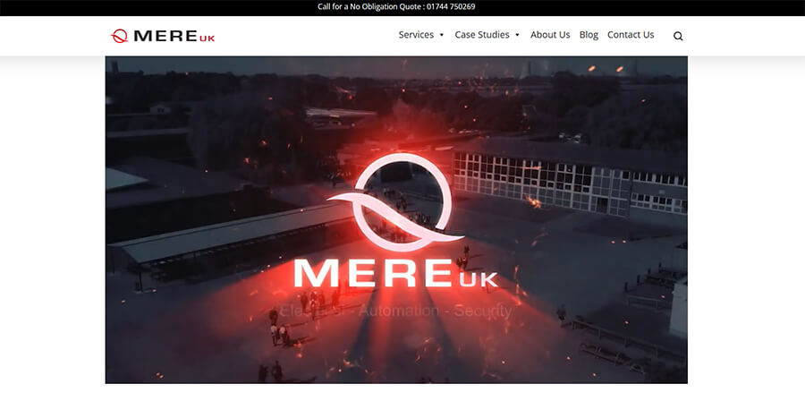 Mere UK Launches New Website | Access Control, Electrical & Automation