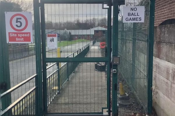 School_Security_Pedestrian_Gate_with_Access_Control_System_in_Windle_St_Helens