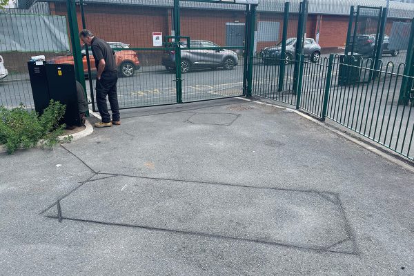 safety_loop_system_installed_for_automated_school_gate_operation