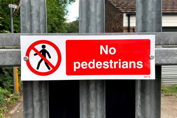 school_gate_clear_vehicle_only_signage_automated_access_st_helens