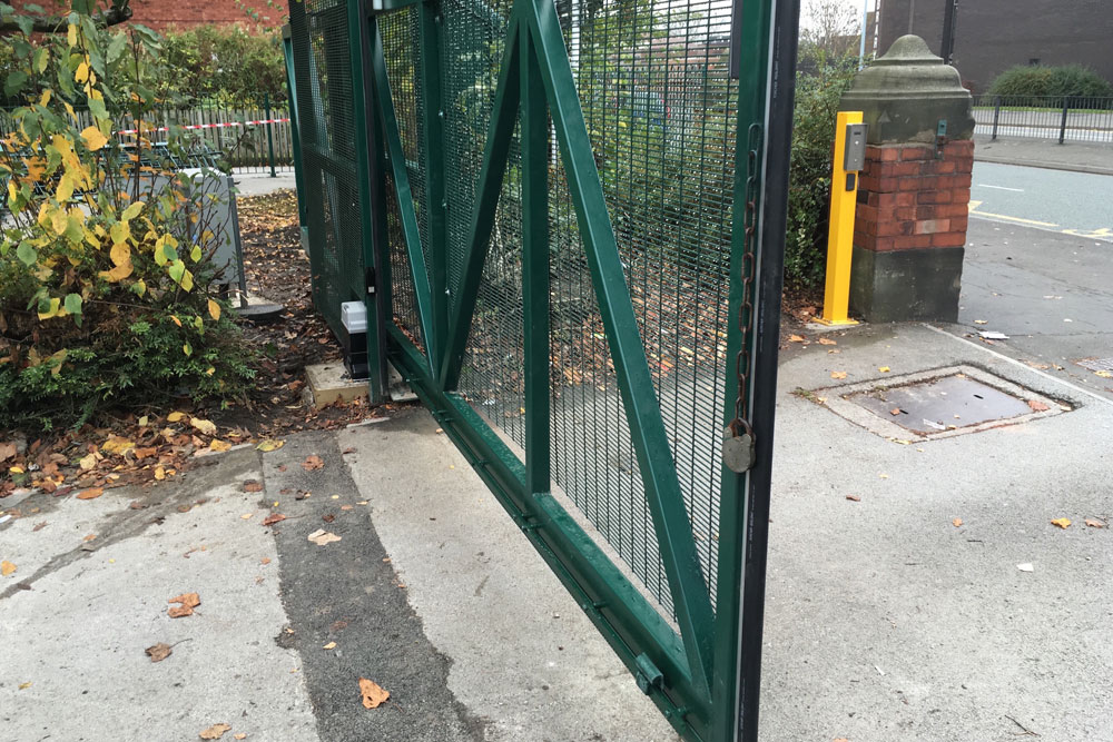 Winsford High Street Sliding Gate And Access Control Project